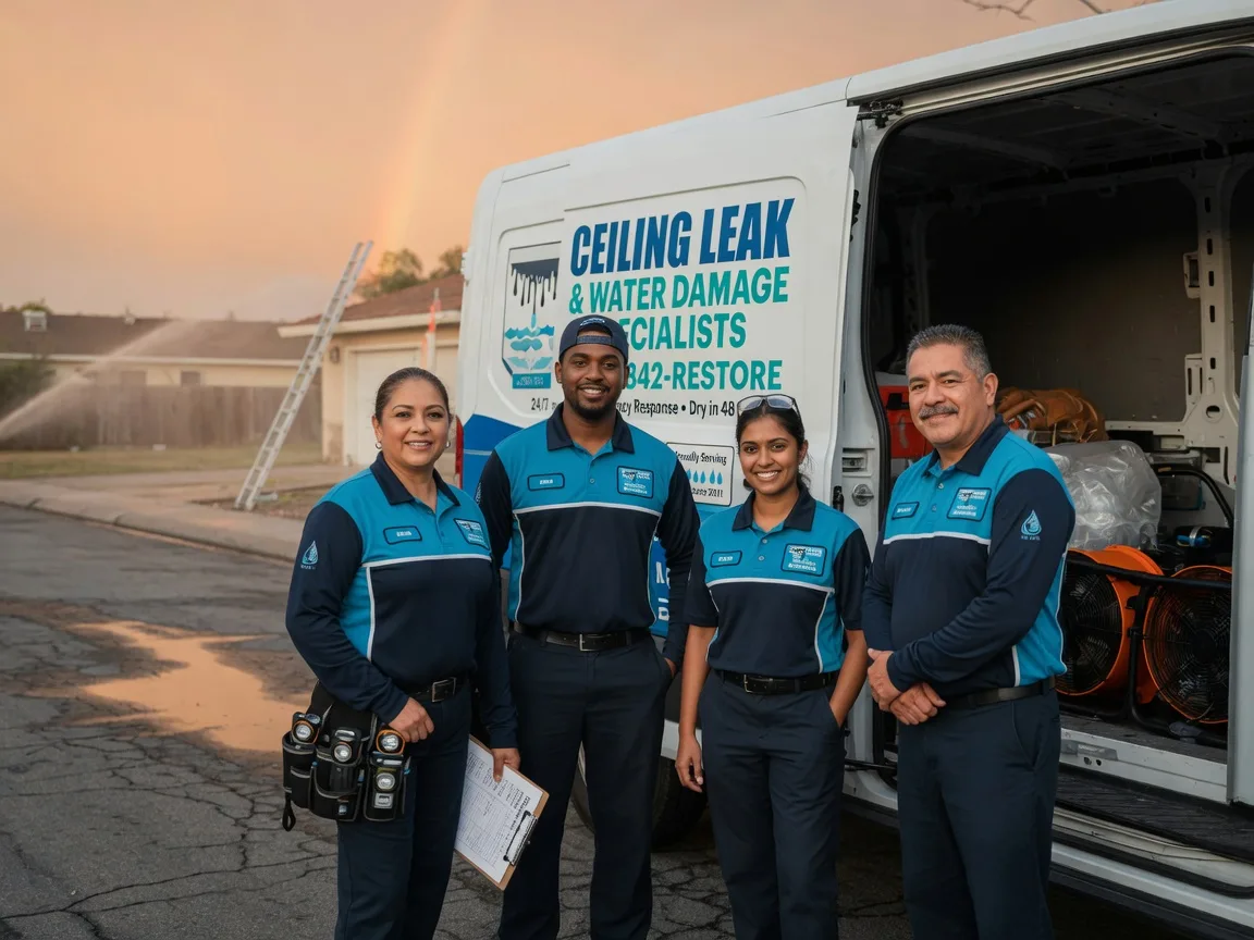 Ceiling Leak Cleanup company in Art, TX